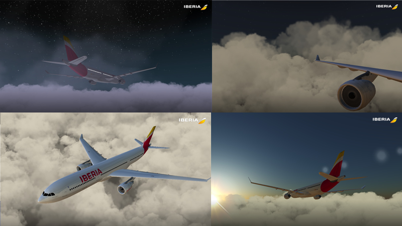 Flight screen-captures